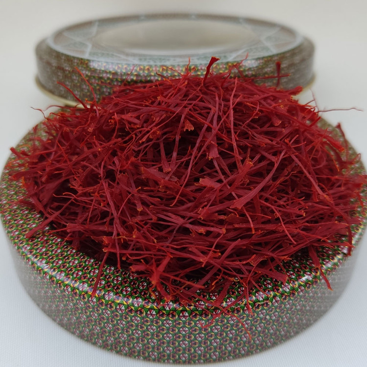 زعفران قائنات سوپر نگین اتویی (خالص) - نیم مثقال (2.3 گرم) بسته دو عددی