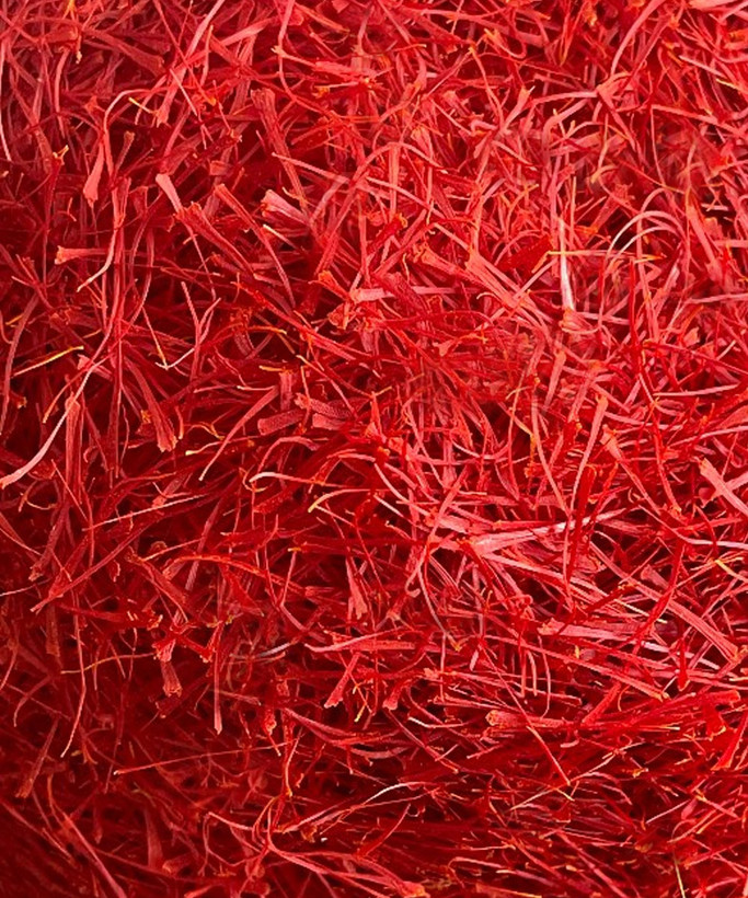 زعفران قائنات سوپر نگین اتویی (خالص) - یک گرم (1 گرم) + 15 گرم هل پک فلزی هدیه